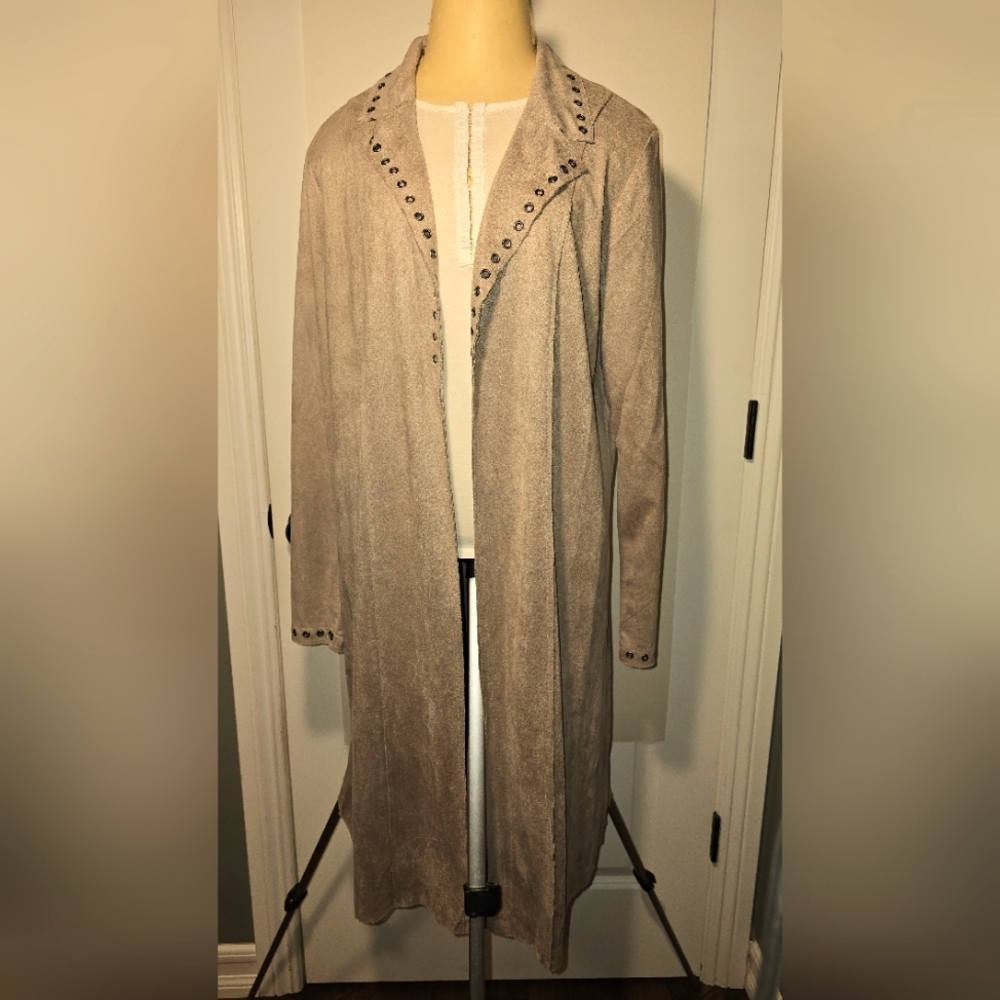 New Women's Faux Suede Light Cover Up (Med)